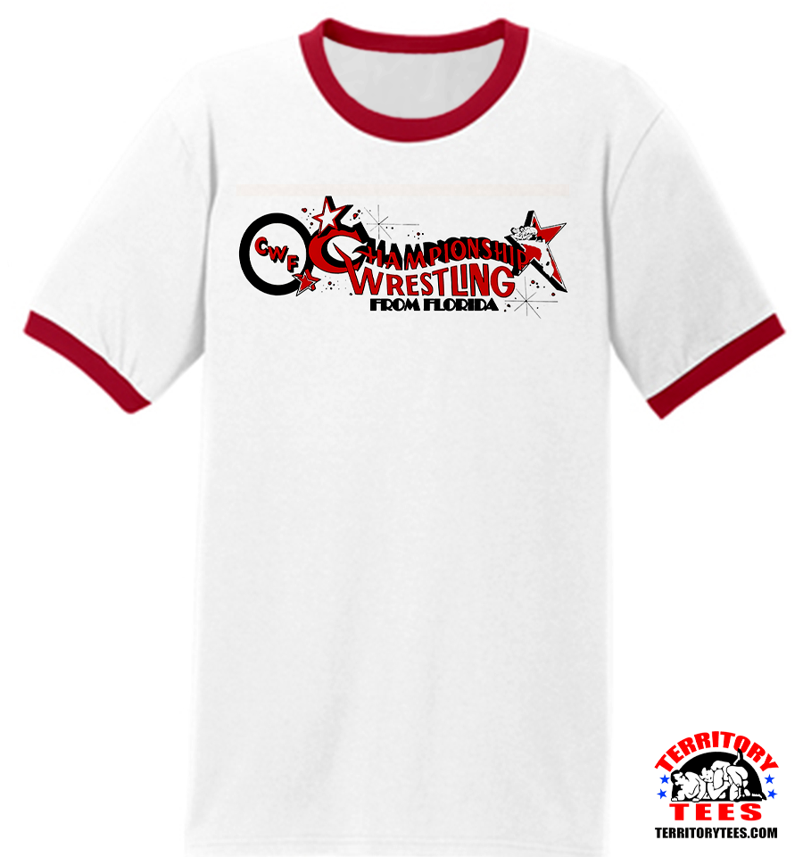 Championship Wrestling from Florida Ringer Tee