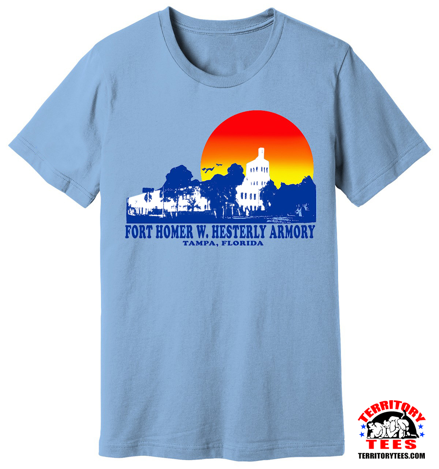 Fort Homer Hesterly Armory Blue Tee